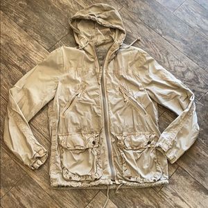 American eagle khaki utility jacket